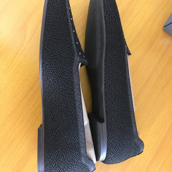 Skechers Women’s Cleo’s Stretch Fit Black Square Toe Flats Size 11 Vegan Comfort - Picture 9 of 9